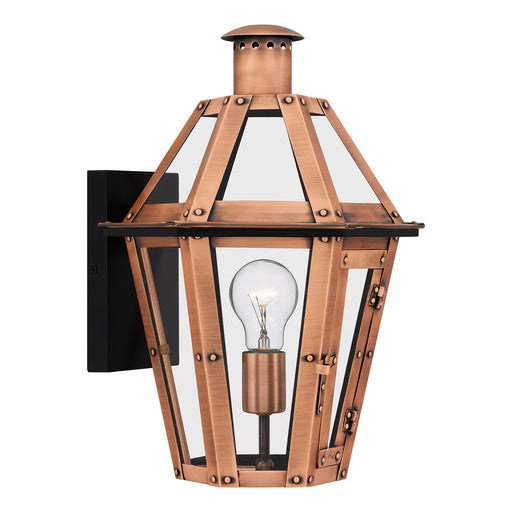 Myhouse Lighting Quoizel - BURD8411AC - One Light Outdoor Wall Mount - Burdett - Aged Copper