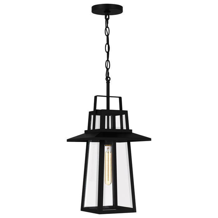 Myhouse Lighting Quoizel - DEV1910MBK - One Light Outdoor Hanging Lantern - Devonport - Matte Black