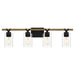 Myhouse Lighting Quoizel - DEVN8632MBK - Four Light Bath - Devon Court - Matte Black