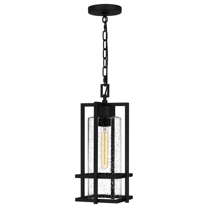 Myhouse Lighting Quoizel - DMN1907EK - One Light Outdoor Hanging Lantern - Damien - Earth Black