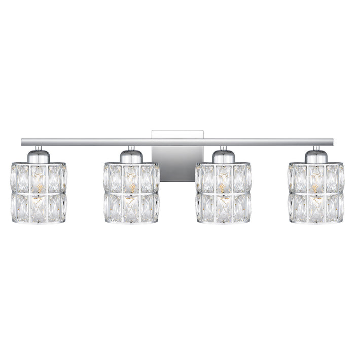 Myhouse Lighting Quoizel - GIB8630C - Four Light Bath - Gibson - Polished Chrome