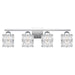 Myhouse Lighting Quoizel - GIB8630C - Four Light Bath - Gibson - Polished Chrome