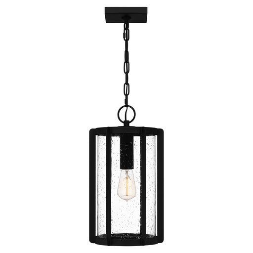 Myhouse Lighting Quoizel - HAZ1909EK - One Light Outdoor Hanging Lantern - Hazel - Earth Black