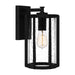 Myhouse Lighting Quoizel - HAZ8407EK - One Light Outdoor Wall Mount - Hazel - Earth Black