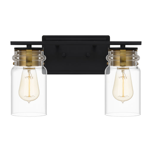 Myhouse Lighting Quoizel - KEE8614MBK - Two Light Bath - Keesey - Matte Black