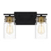 Myhouse Lighting Quoizel - KEE8614MBK - Two Light Bath - Keesey - Matte Black