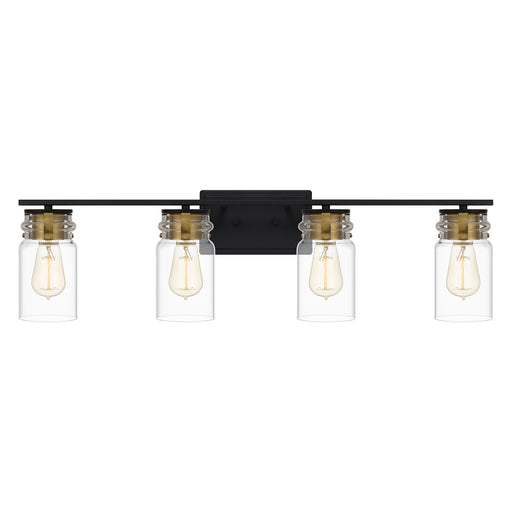 Myhouse Lighting Quoizel - KEE8632MBK - Four Light Bath - Keesey - Matte Black