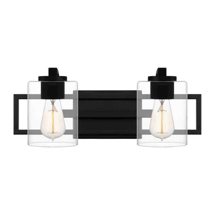 Myhouse Lighting Quoizel - LANS8618MBK - Two Light Bath - Lansdowne - Matte Black