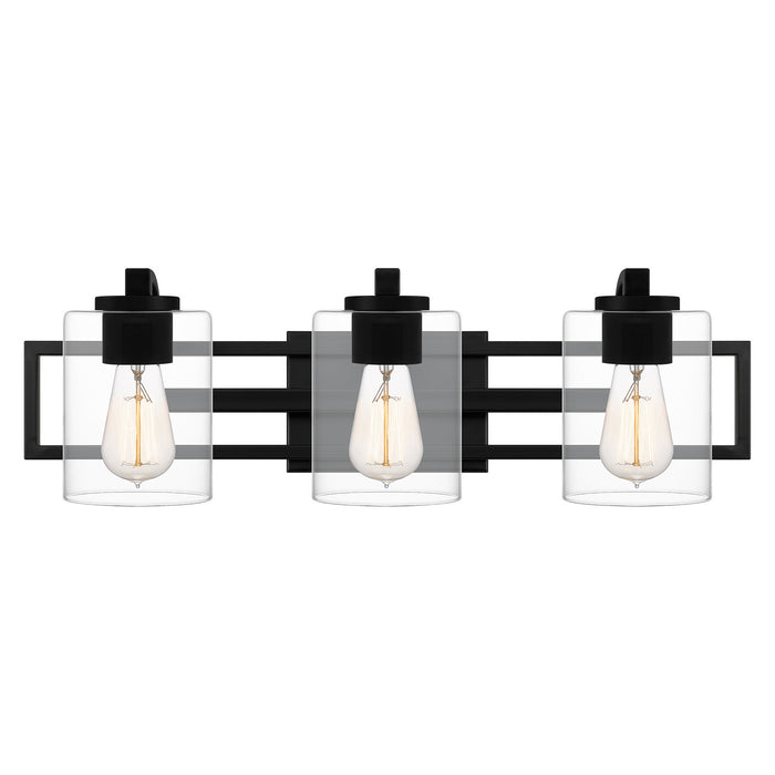 Myhouse Lighting Quoizel - LANS8624MBK - Three Light Bath - Lansdowne - Matte Black