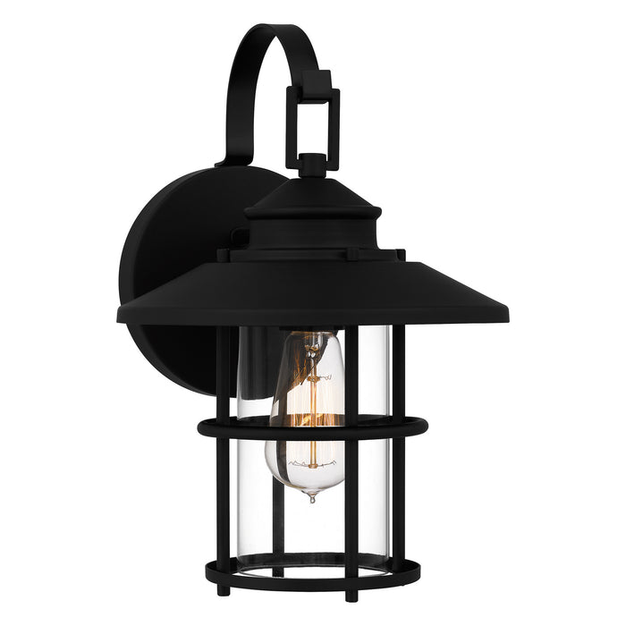 Myhouse Lighting Quoizel - LOM8409MBK - One Light Outdoor Wall Mount - Lombard - Matte Black