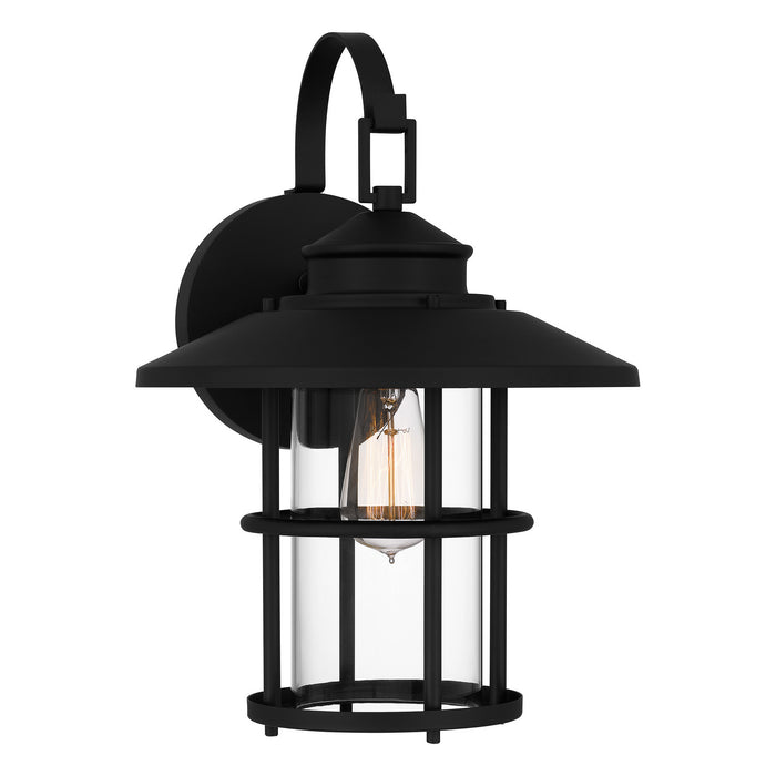 Myhouse Lighting Quoizel - LOM8411MBK - One Light Outdoor Wall Mount - Lombard - Matte Black