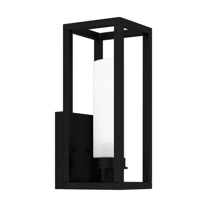 Myhouse Lighting Quoizel - NEV8405MBK - One Light Outdoor Lantern - Neville - Matte Black