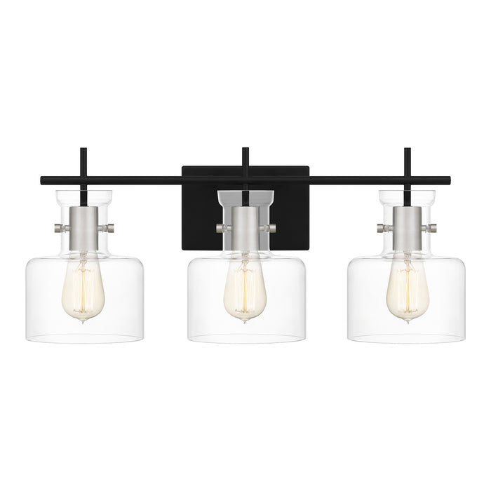 Myhouse Lighting Quoizel - PEN8622MBK - Three Light Bath - Pensbury - Matte Black