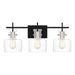 Myhouse Lighting Quoizel - PEN8622MBK - Three Light Bath - Pensbury - Matte Black