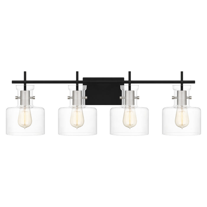 Myhouse Lighting Quoizel - PEN8630MBK - Four Light Bath - Pensbury - Matte Black