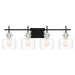 Myhouse Lighting Quoizel - PEN8630MBK - Four Light Bath - Pensbury - Matte Black