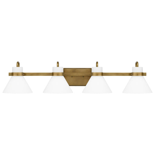 Myhouse Lighting Quoizel - RGN8635WS - Four Light Bath - Regency - Weathered Brass