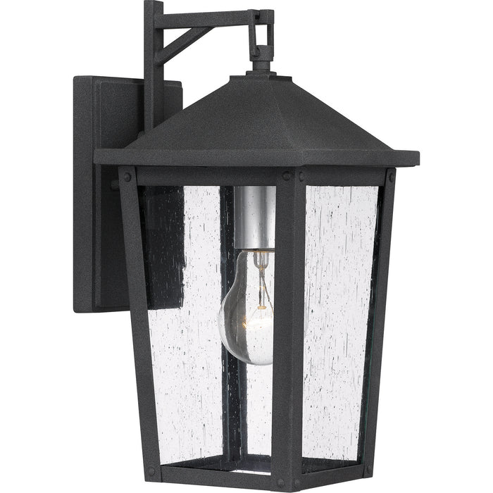 Myhouse Lighting Quoizel - STNL8407MB - One Light Outdoor Wall Mount - Stoneleigh - Mottled Black