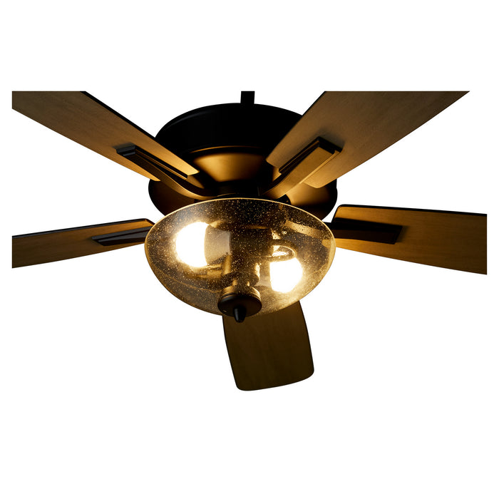 Myhouse Lighting Quorum - 4525-2259 - 52"Ceiling Fan - Ovation - Matte Black
