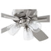 Myhouse Lighting Quorum - 4525-2365 - 52"Ceiling Fan - Ovation - Satin Nickel