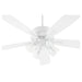 Myhouse Lighting Quorum - 4525-2408 - 52"Ceiling Fan - Ovation - Studio White