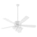 Myhouse Lighting Quorum - 4525-2408 - 52"Ceiling Fan - Ovation - Studio White