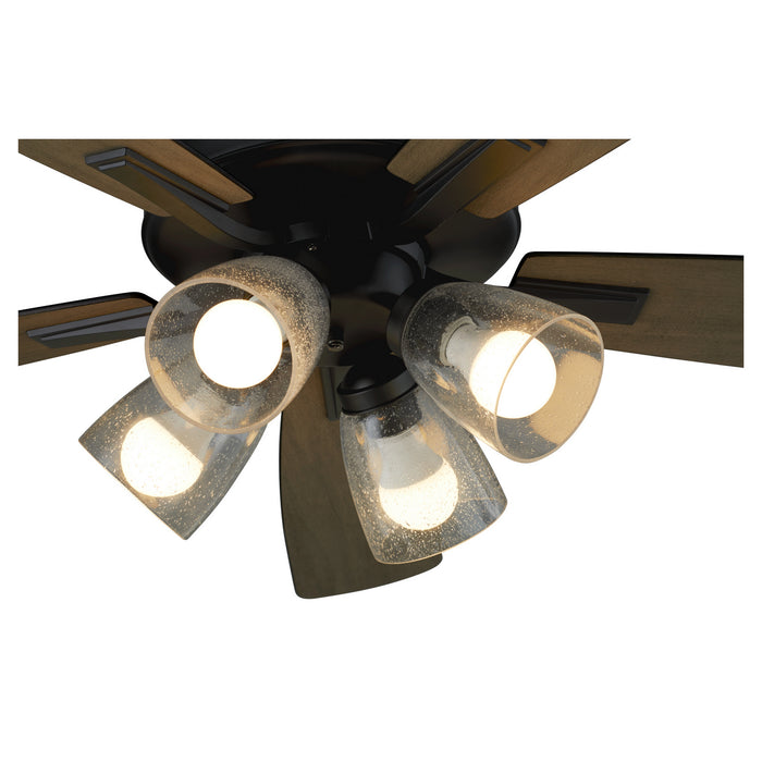 Myhouse Lighting Quorum - 4525-2459 - 52"Ceiling Fan - Ovation - Matte Black