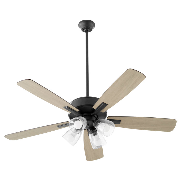 Myhouse Lighting Quorum - 4525-2459 - 52"Ceiling Fan - Ovation - Matte Black