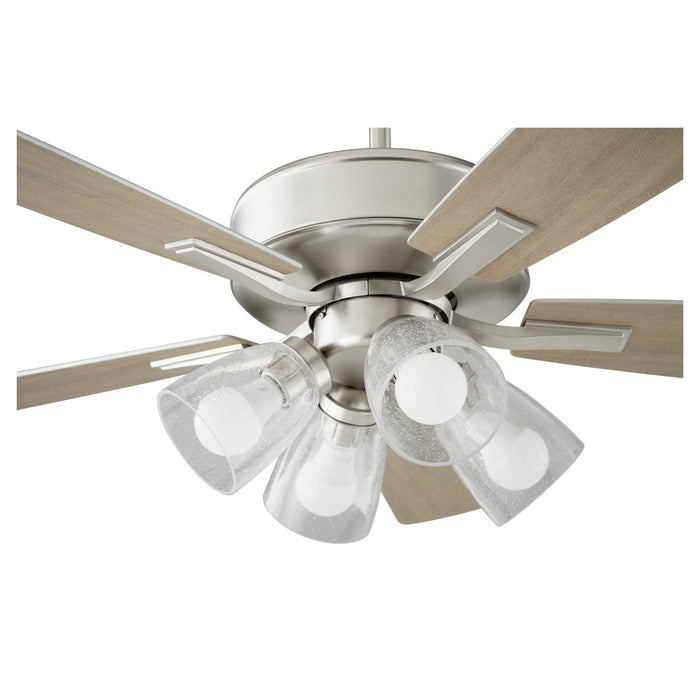 Myhouse Lighting Quorum - 4525-2465 - 52"Ceiling Fan - Ovation - Satin Nickel