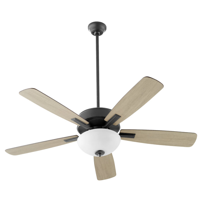 Myhouse Lighting Quorum - 4525-259 - 52"Ceiling Fan - Ovation - Matte Black