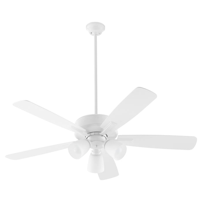 Myhouse Lighting Quorum - 4525-308 - 52"Ceiling Fan - Ovation - Studio White