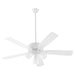 Myhouse Lighting Quorum - 4525-308 - 52"Ceiling Fan - Ovation - Studio White