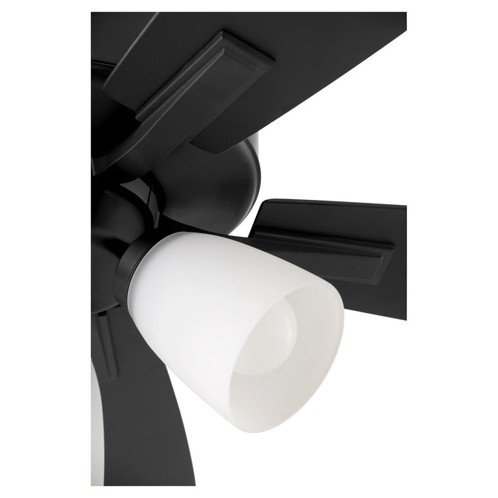 Myhouse Lighting Quorum - 4525-359 - 52"Ceiling Fan - Ovation - Matte Black