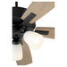 Myhouse Lighting Quorum - 4525-359 - 52"Ceiling Fan - Ovation - Matte Black