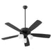 Myhouse Lighting Quorum - 4525-359 - 52"Ceiling Fan - Ovation - Matte Black