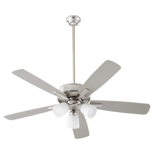 Myhouse Lighting Quorum - 4525-365 - 52"Ceiling Fan - Ovation - Satin Nickel