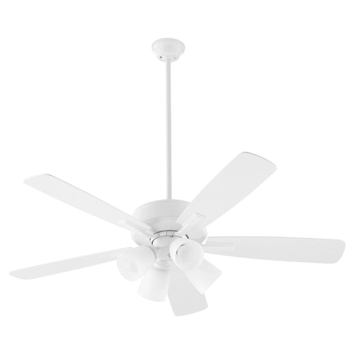 Myhouse Lighting Quorum - 4525-408 - 52"Ceiling Fan - Ovation - Studio White