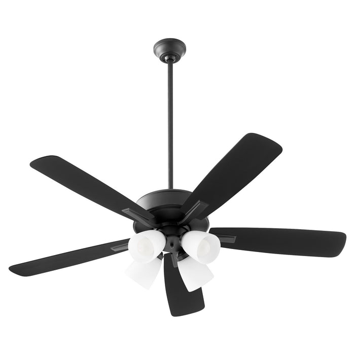 Myhouse Lighting Quorum - 4525-459 - 52"Ceiling Fan - Ovation - Matte Black