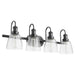 Myhouse Lighting Quorum - 508-4-59 - Four Light Vanity - 508 Vanities - Matte Black