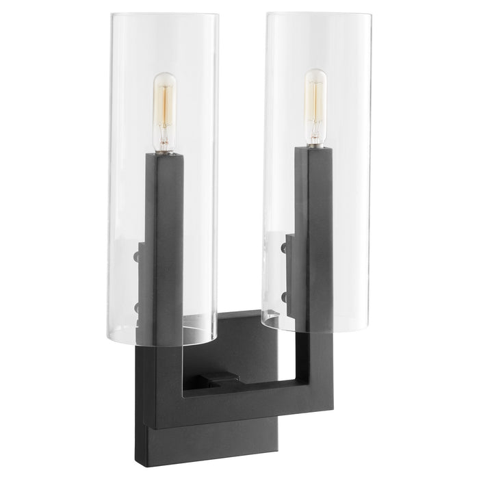 Myhouse Lighting Quorum - 5277-2-69 - Two Light Wall Mount - Harbin - Textured Black