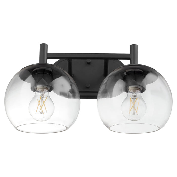 Myhouse Lighting Quorum - 578-2-59 - Two Light Vanity - Lyon - Matte Black