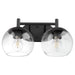 Myhouse Lighting Quorum - 578-2-59 - Two Light Vanity - Lyon - Matte Black