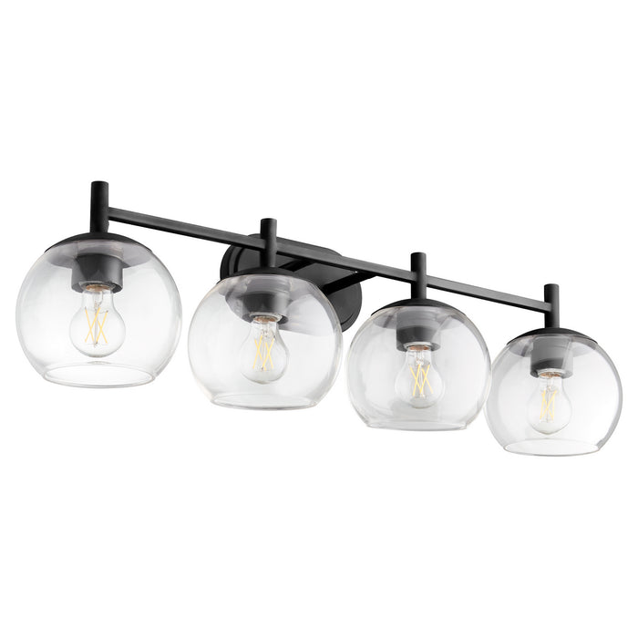 Myhouse Lighting Quorum - 578-4-59 - Four Light Vanity - Lyon - Matte Black