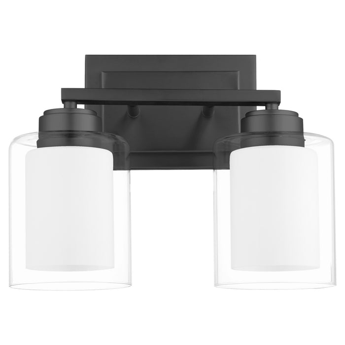 Myhouse Lighting Quorum - 582-2-59 - Two Light Vanity - 582 Vanities - Matte Black