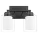 Myhouse Lighting Quorum - 582-2-59 - Two Light Vanity - 582 Vanities - Matte Black