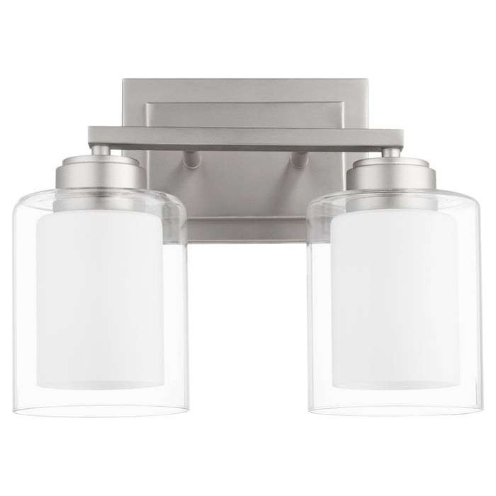 Myhouse Lighting Quorum - 582-2-65 - Two Light Vanity - 582 Vanities - Satin Nickel