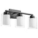 Myhouse Lighting Quorum - 582-3-59 - Three Light Vanity - 582 Vanities - Matte Black