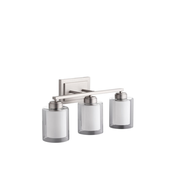 Myhouse Lighting Quorum - 582-3-65 - Three Light Vanity - 582 Vanities - Satin Nickel