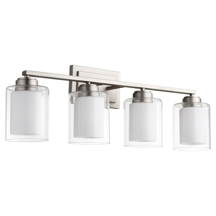 Myhouse Lighting Quorum - 582-4-65 - Four Light Vanity - 582 Vanities - Satin Nickel