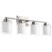 Myhouse Lighting Quorum - 582-4-65 - Four Light Vanity - 582 Vanities - Satin Nickel